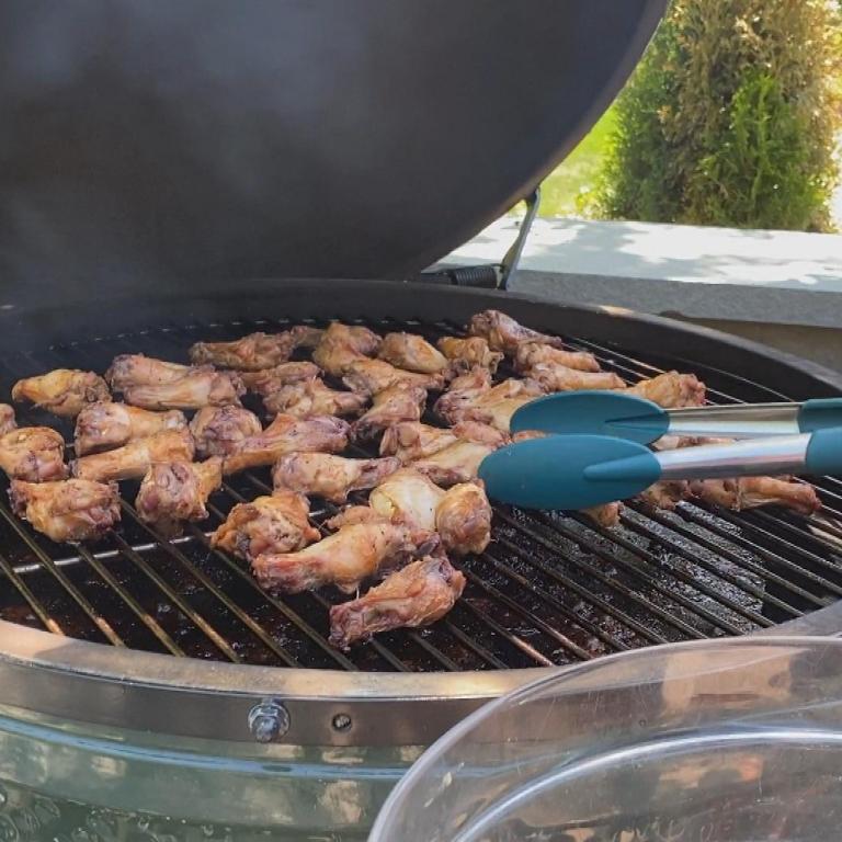 Whisky Wings On The Grill