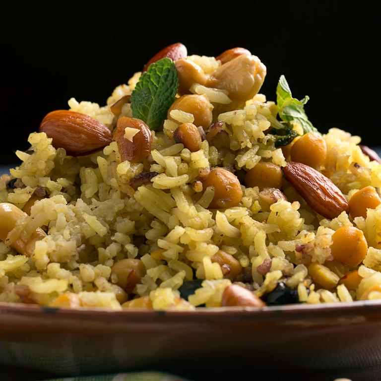 Rice Pilaf with Almonds