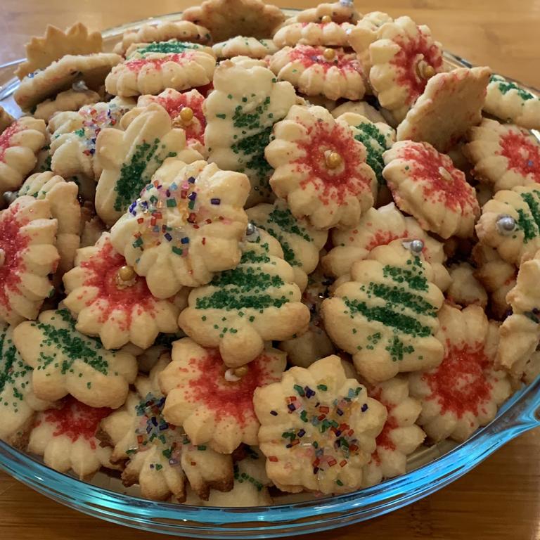 holiday spritz cookies