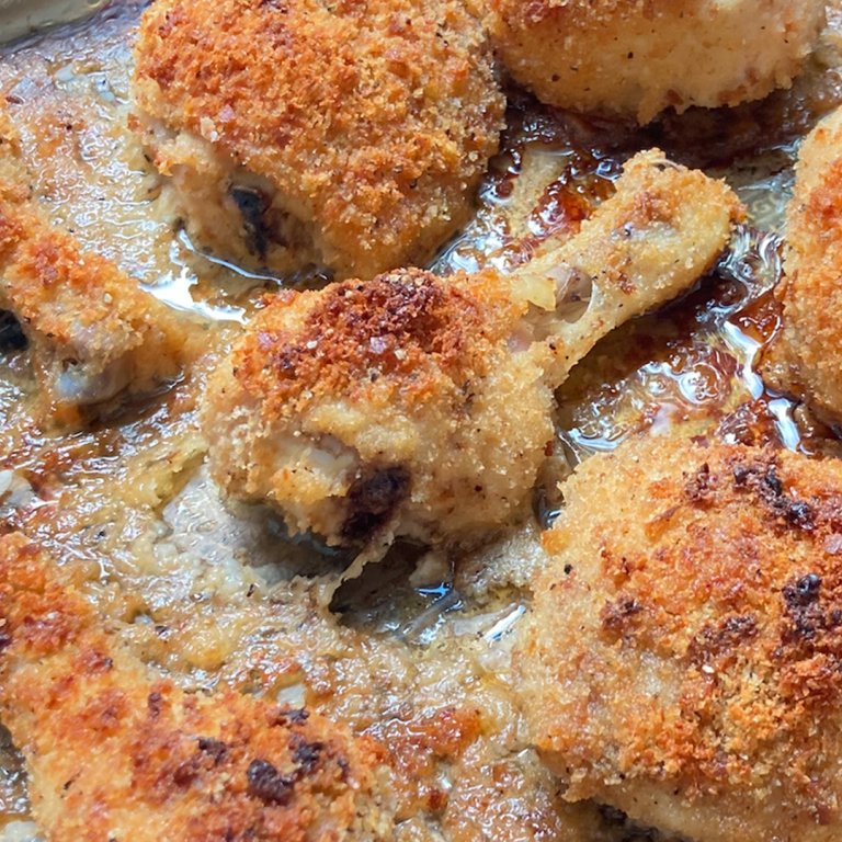  Jean Anderson's Oven Fried Chicken by Sara Moulton