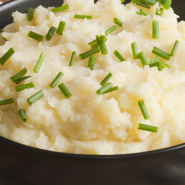 mashed potatoes chives
