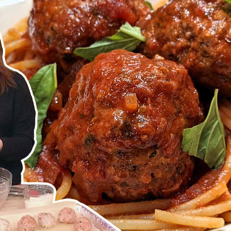 Spaghetti and Meatballs with 'Nduja | Rachael Ray 