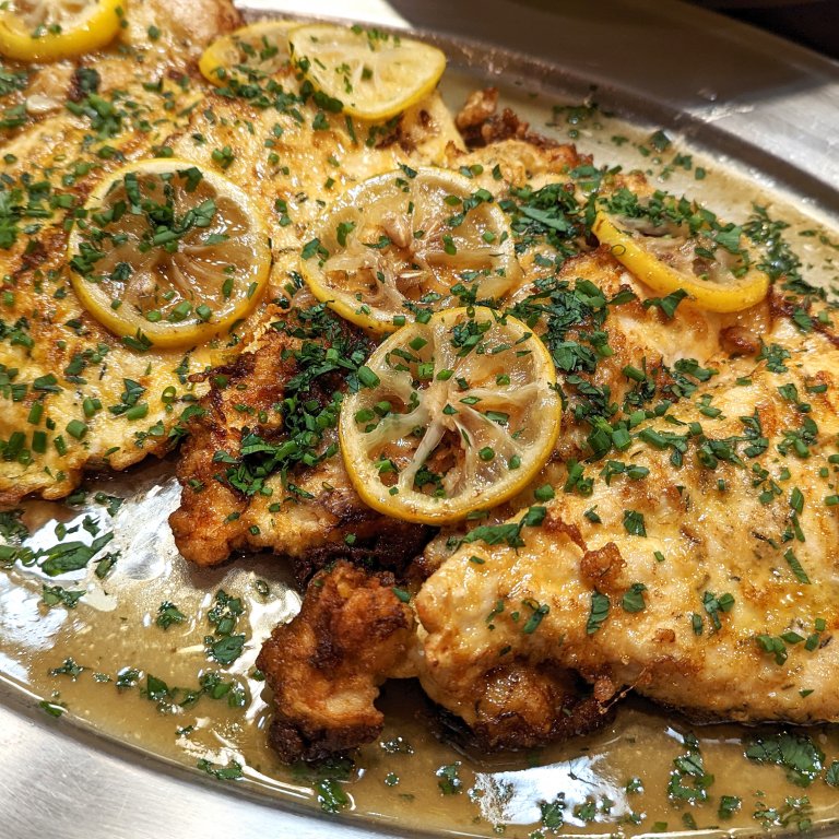 Chicken Francese with Herbs