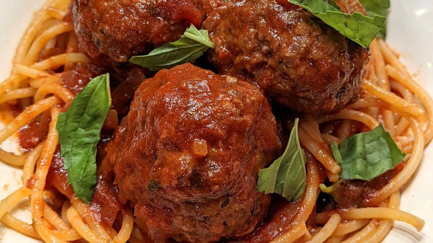 Spaghetti and Meatballs with 'Nduja