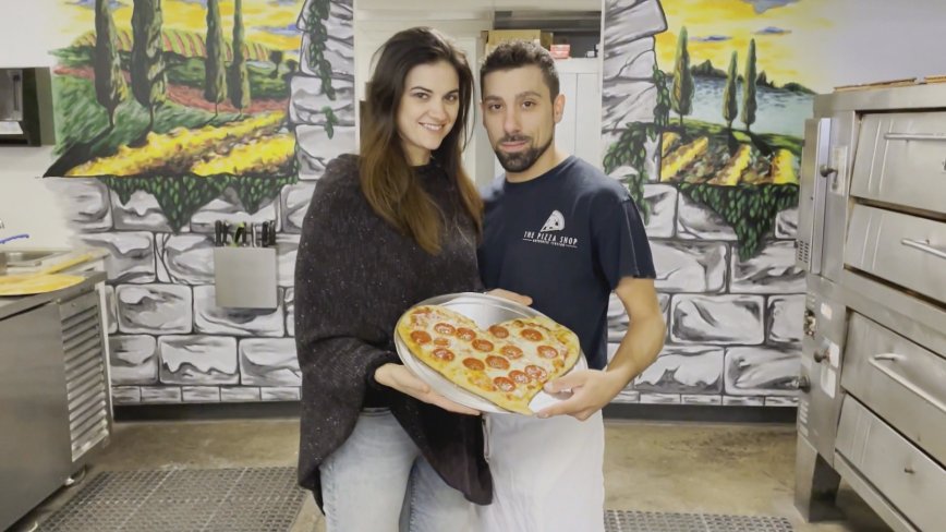 pizza couple