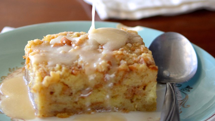 Bread Pudding with Whiskey Cream Sauce