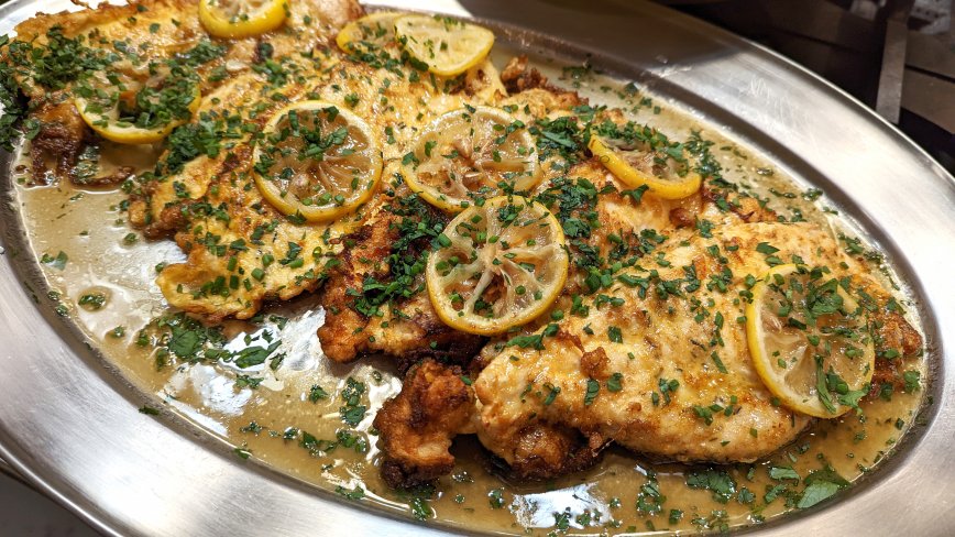 Chicken Francese with Herbs