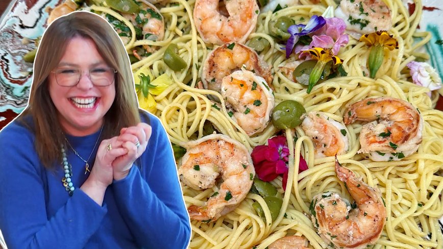 Dirty Martini Shrimp and Linguini | Rachael Ray