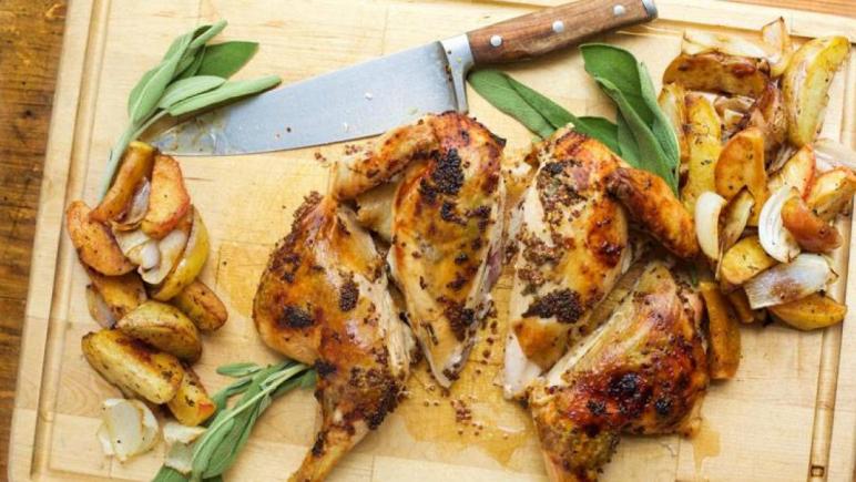 Chicken with Maple and Mustard