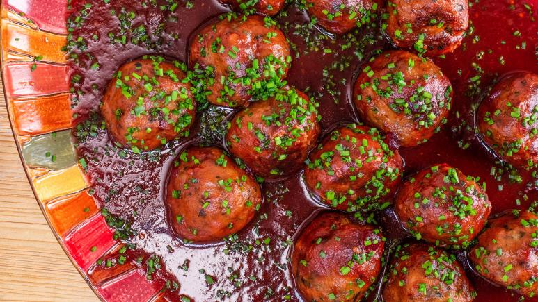 Turkey & Stuffing Christmas Meatballs