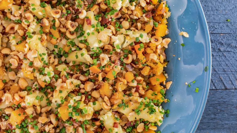 Pasta with Bacon and Butternut