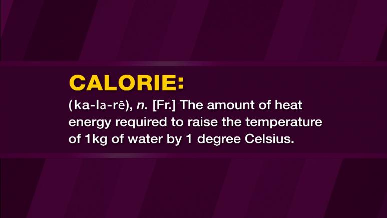 calorie definition