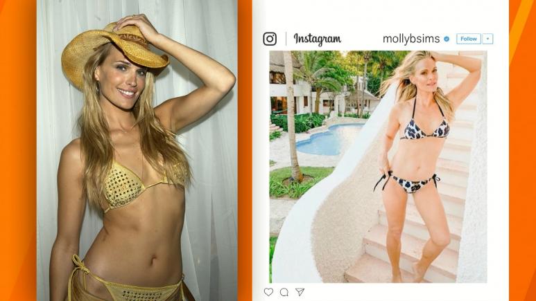 Molly Sims Side-By-Side Photo