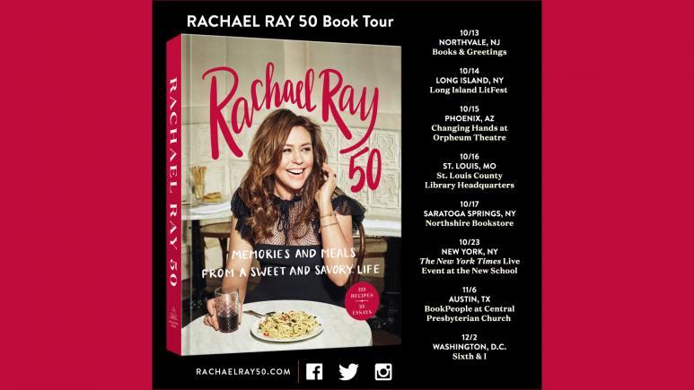 rachael ray book tour