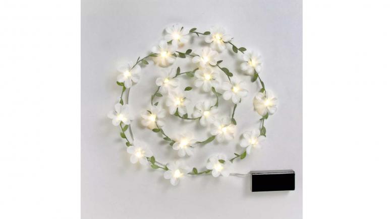 Spritz Spring Floral Fairy String LED Lights White