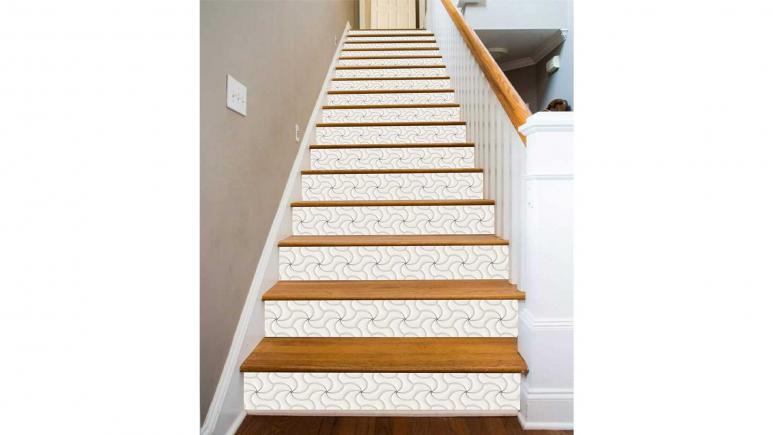 Free download 20 DIY Wallpapered Stair Risers Ideas To Give Stairs Some  Flair 600x901 for your Desktop Mobile  Tablet  Explore 49 Wallpaper  on Stair Risers  Crayon on Wallpaper Wallpapered