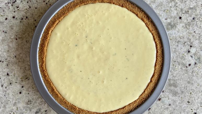 baked crust raw pie filling