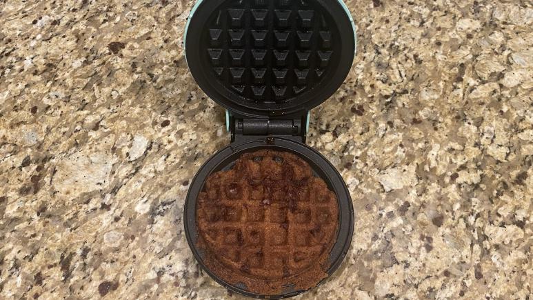 homemade cookie waffle