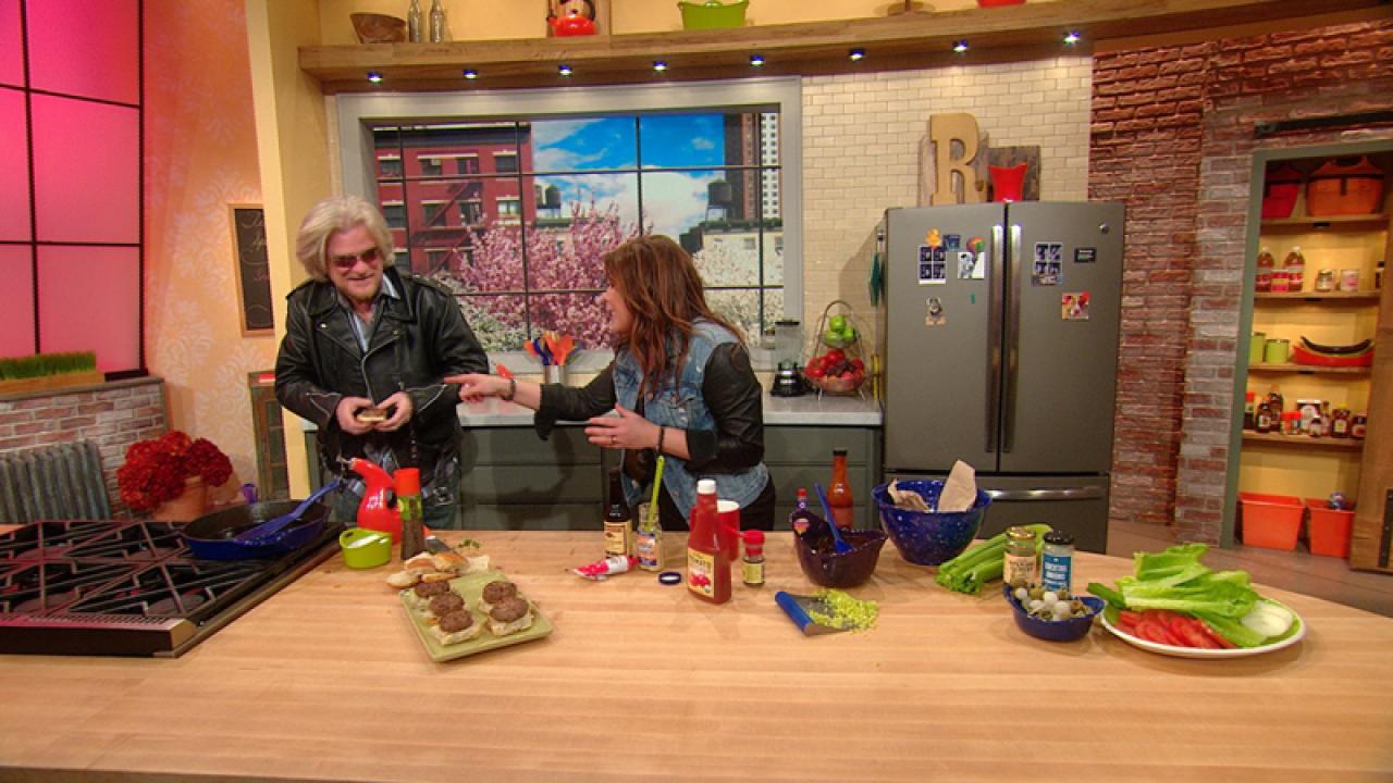 Watch Daryl Hall Steal a Burger From Rach | Rachael Ray Show