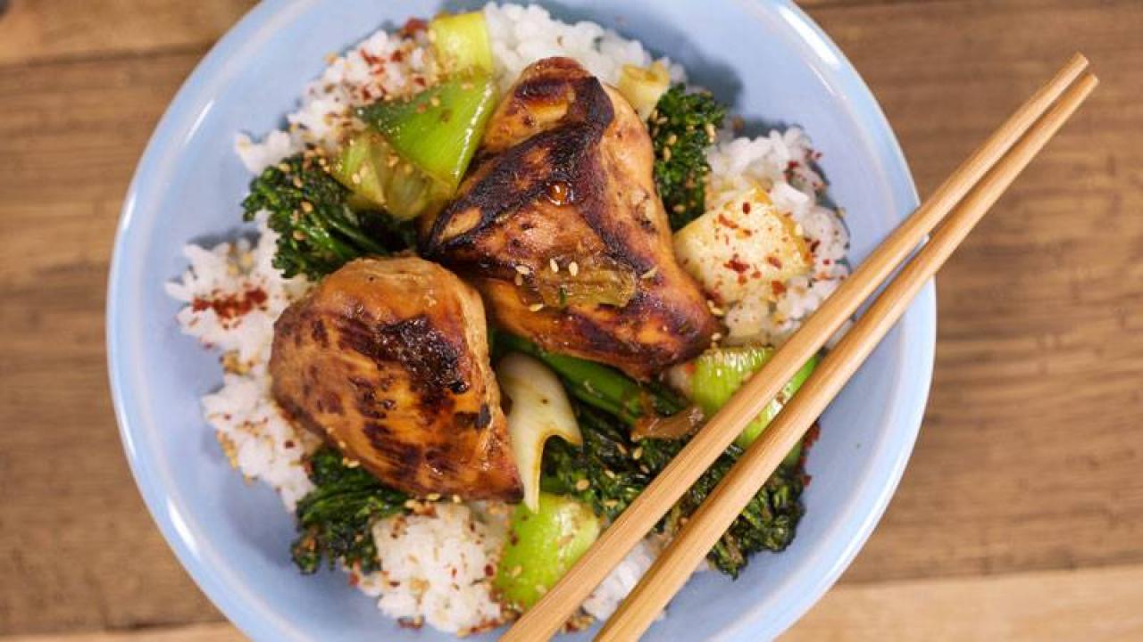Teriyaki with Broccolini and Leeks Recipe picture