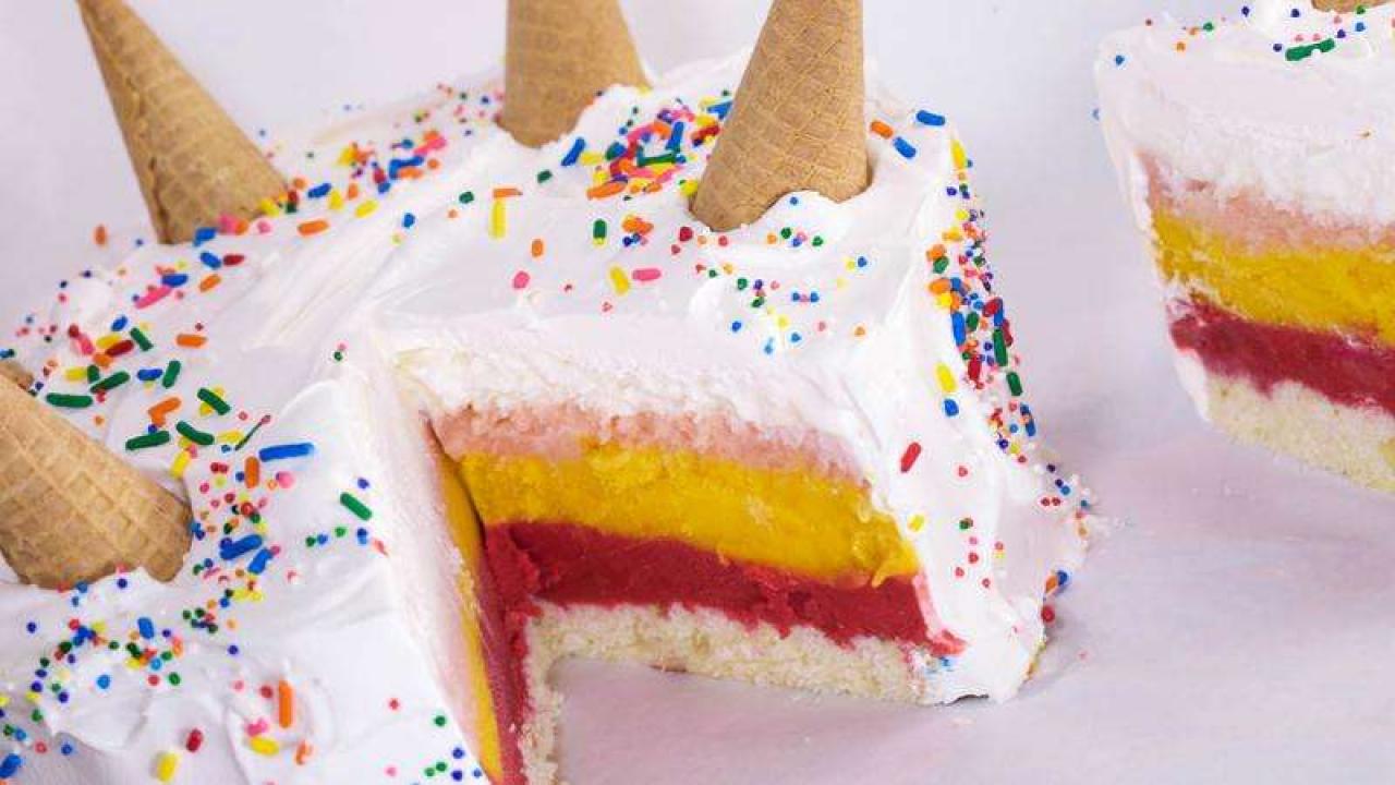 No Bake Birthday Cake Cheesecake Recipe! - Passion For Savings