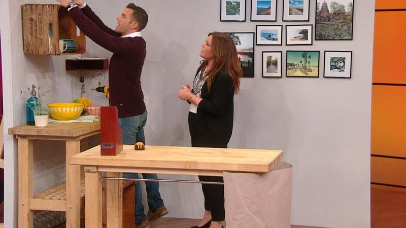 How To Turn A Milk Crate Into A Cabinet Rachael Ray Show