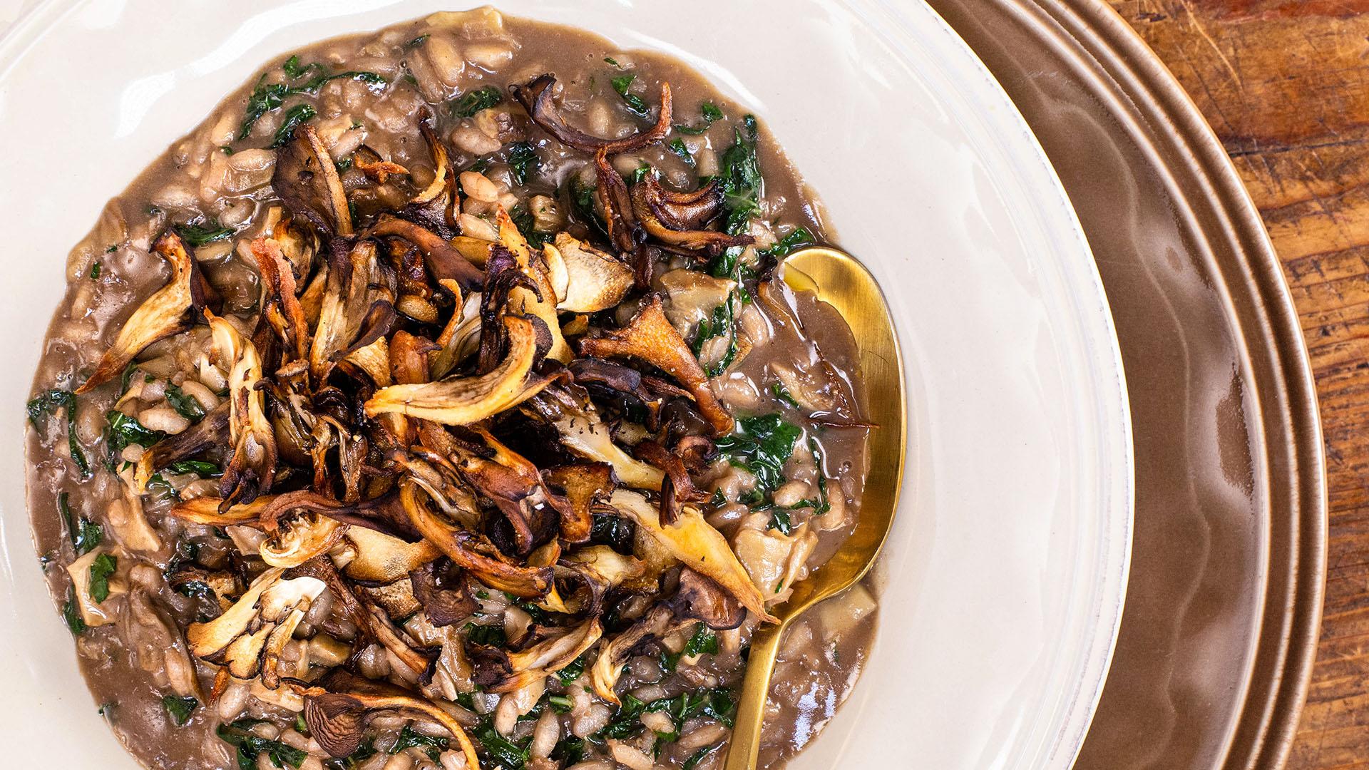 Rachael's Risotto with Kale & Mushrooms | Recipe - Rachael