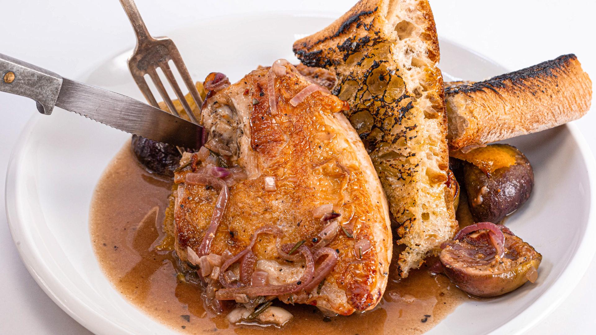 Skillet Chicken With Figs Recipe Recipe Rachael Ray Show